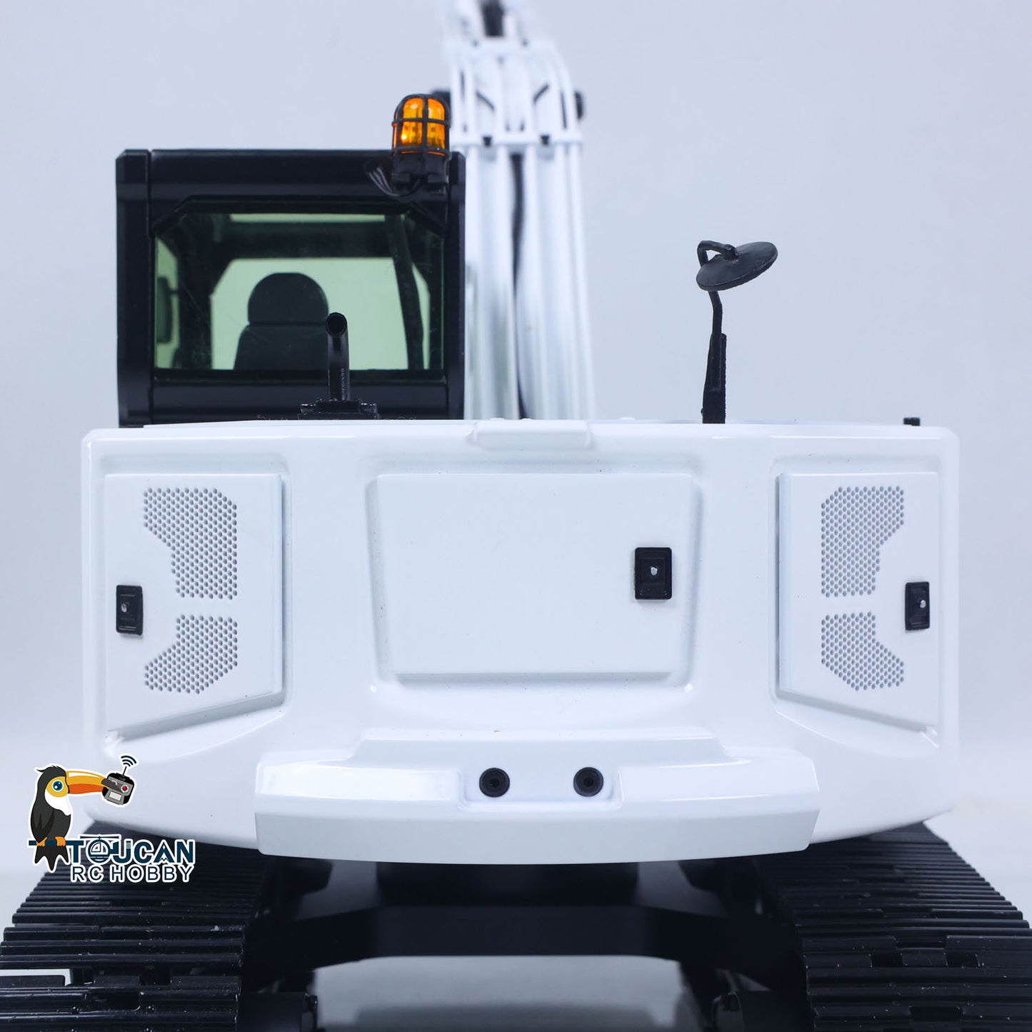1/14 C308 RC Hydraulic Excavator 4 Valve Remote Control Construction Vehicle Extended Arm Brushless Motor No Sounds Charger