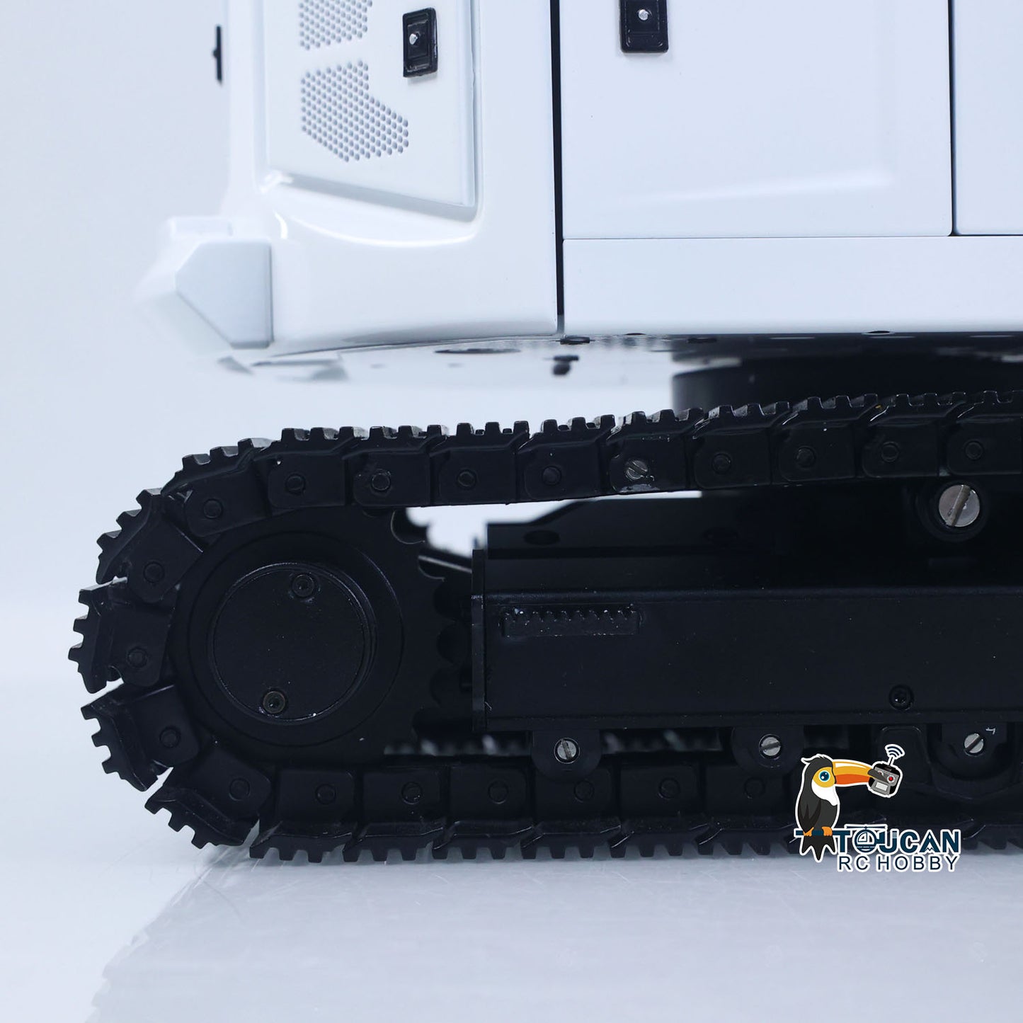 1/14 C308 RC Hydraulic Excavator 4 Valve Remote Control Construction Vehicle Extended Arm Brushless Motor No Sounds Charger