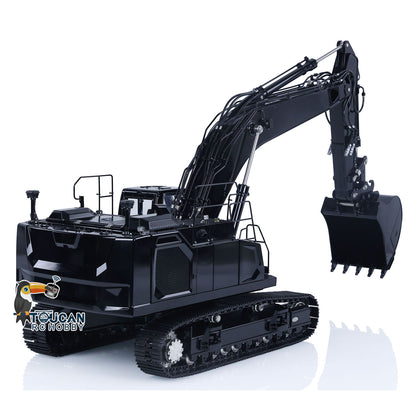 LESU AOUE LR945 1/14 Metal Hydraulic RC Excavator B0016 RTR Tracked Digger 7CH Reversing Valve Light FlySky PL18EV Lite Radio Controller