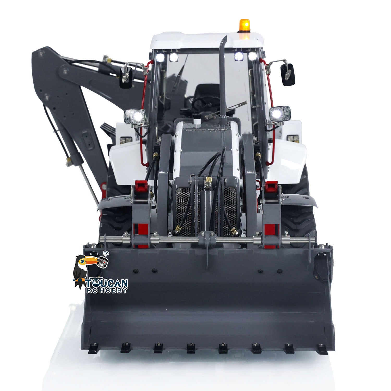 LESU Aoue BL71 1/14 Metal RC Backhoe Loader Excavator A0010 RTR