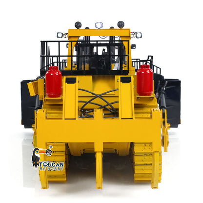TOUCAN 1/14 Metal RC Bulldozer D11T RTR Remote Controlled Hydraulic Dozers Construction Vehicle Model Paladin PL18EV Smoking Sound  Light Servo Motor ESC