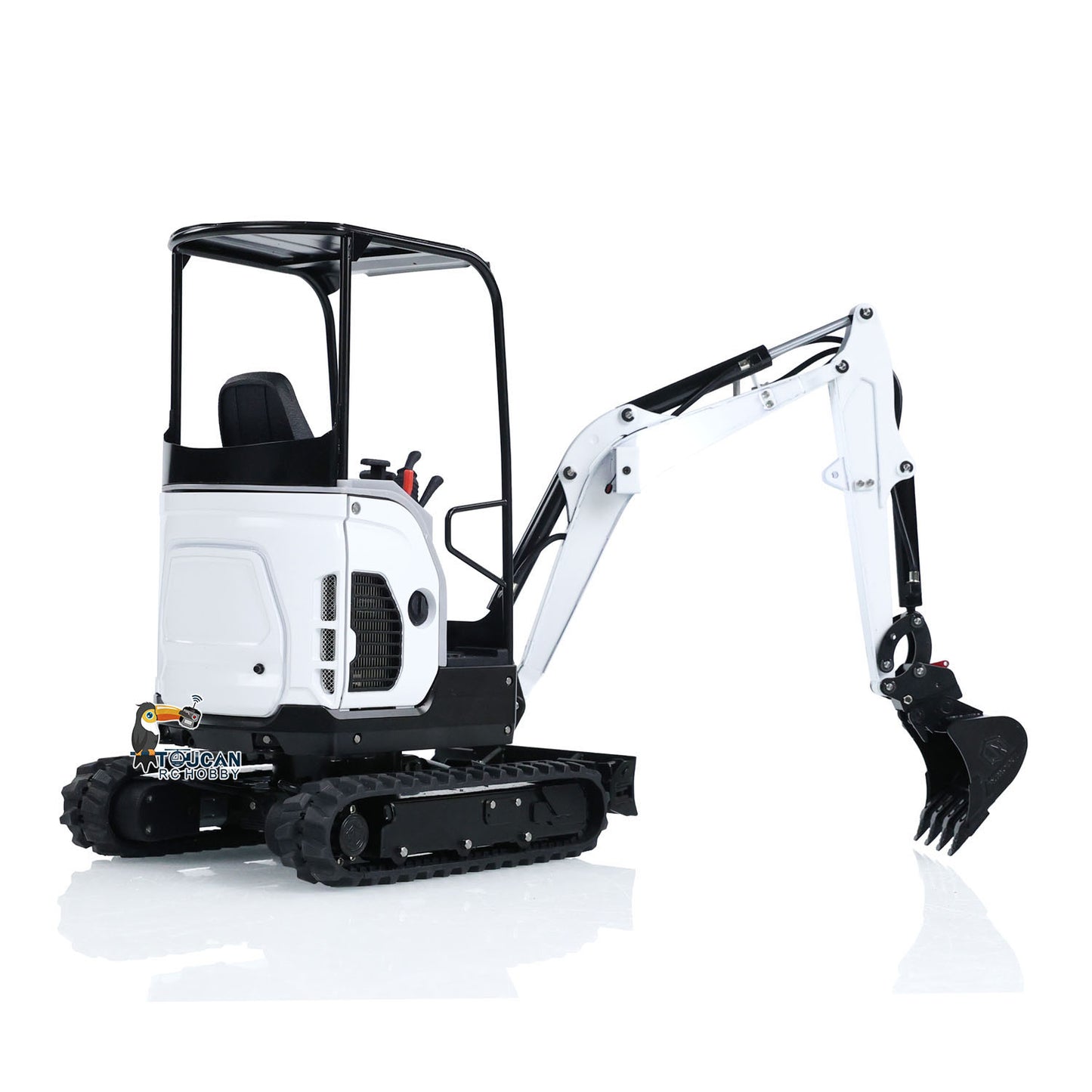 JXModel E20 1/14 Metal RC Hydraulic Excavator RTR Mini Digger Model 4CH Reversing Valve