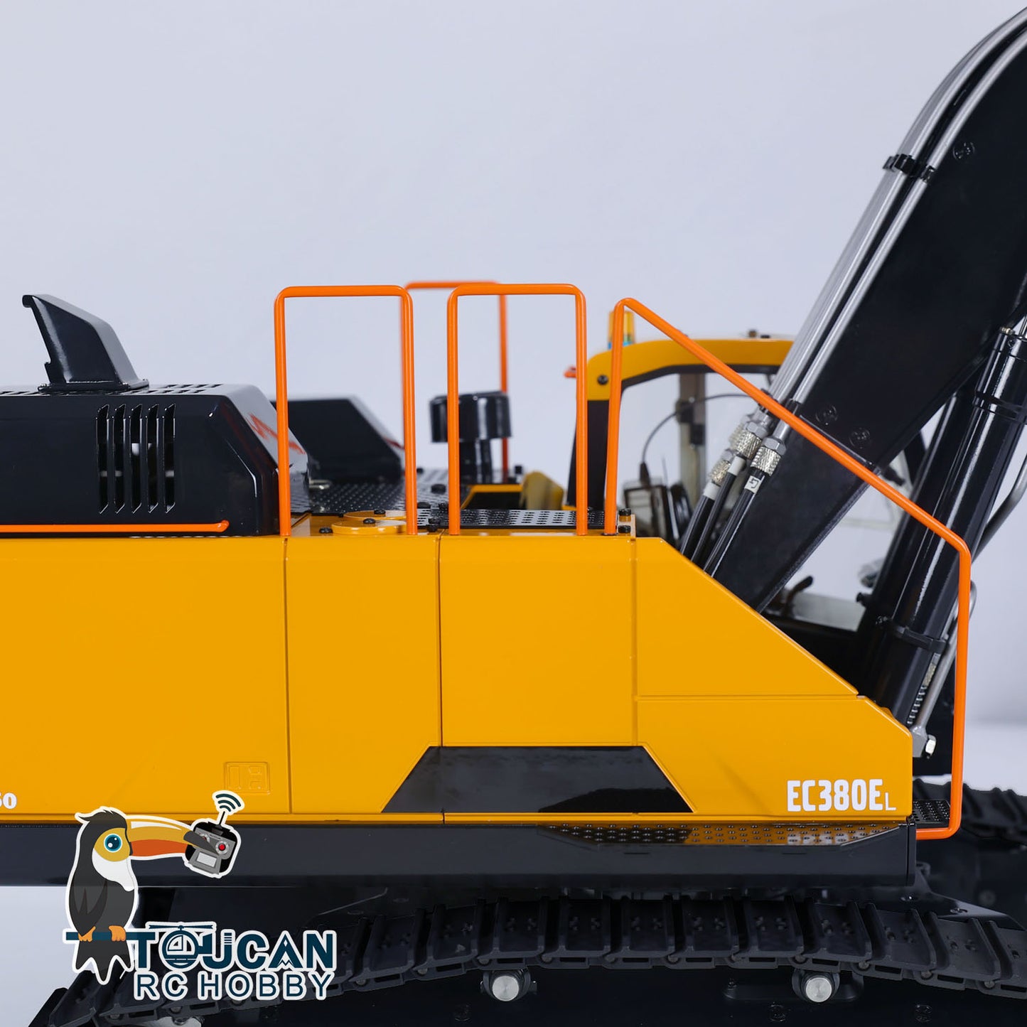 MT Model EC380 1/14 Metal RC Hydraulic Excavator PNP 5CH Valve Tiltable Bucket Ripper