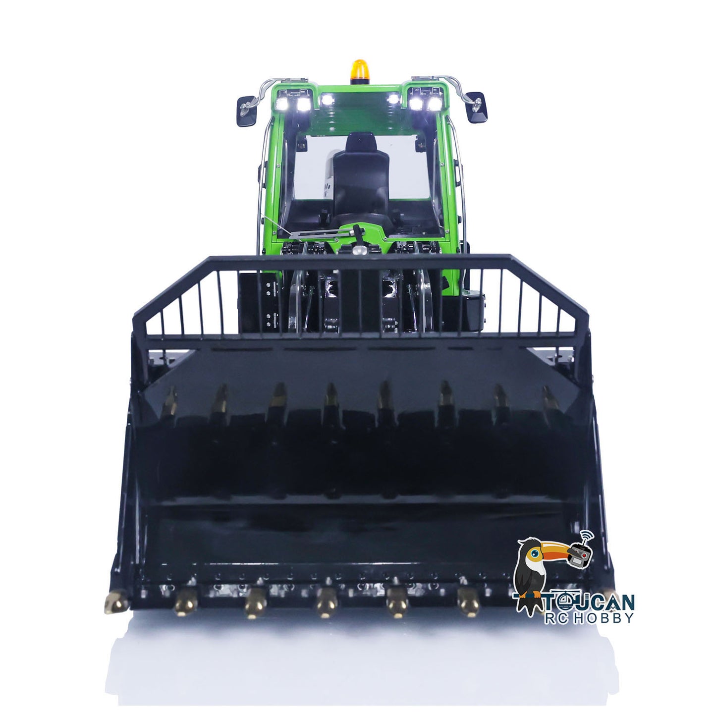 LESU LR636 1/14 Metal RC Hydraulic Loader B0014 RTR Brushless Drive Motor Tail Hook Rear Plow PL18EV Lite Remote Controller 4 Ways Directional Valve Sound Light System