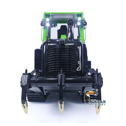 LESU LR636 1/14 Metal RC Hydraulic Loader B0014 RTR Brushless Drive Motor Tail Hook Rear Plow PL18EV Lite Remote Controller 4 Ways Directional Valve Sound Light System