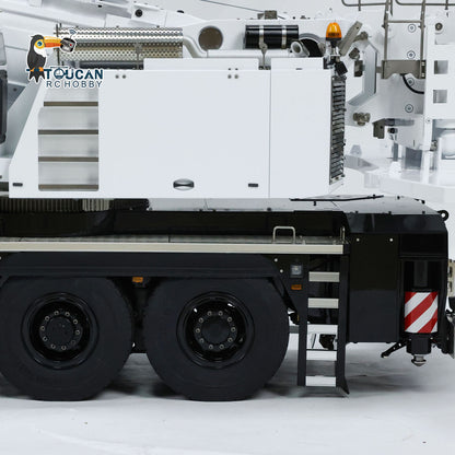 Eyewhale D1350 LTM1350 1/14 Metal RC Hydraulic Mobile Crane Truck PNP 5+1 Telescopic Boom