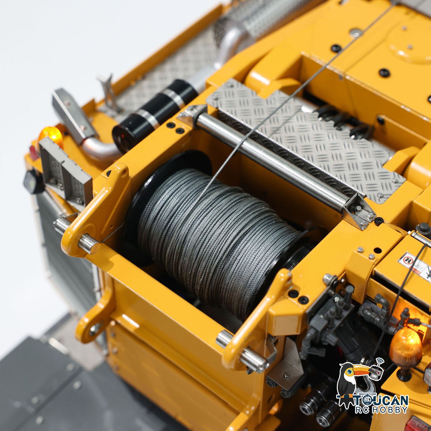 Eyewhale D1350 LTM1350 1/14 Metal RC Hydraulic Mobile Crane Truck PNP 5+1 Telescopic Boom