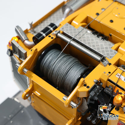 Eyewhale D1350 LTM1350 1/14 Metal RC Hydraulic Mobile Crane Truck PNP 5+1 Telescopic Boom