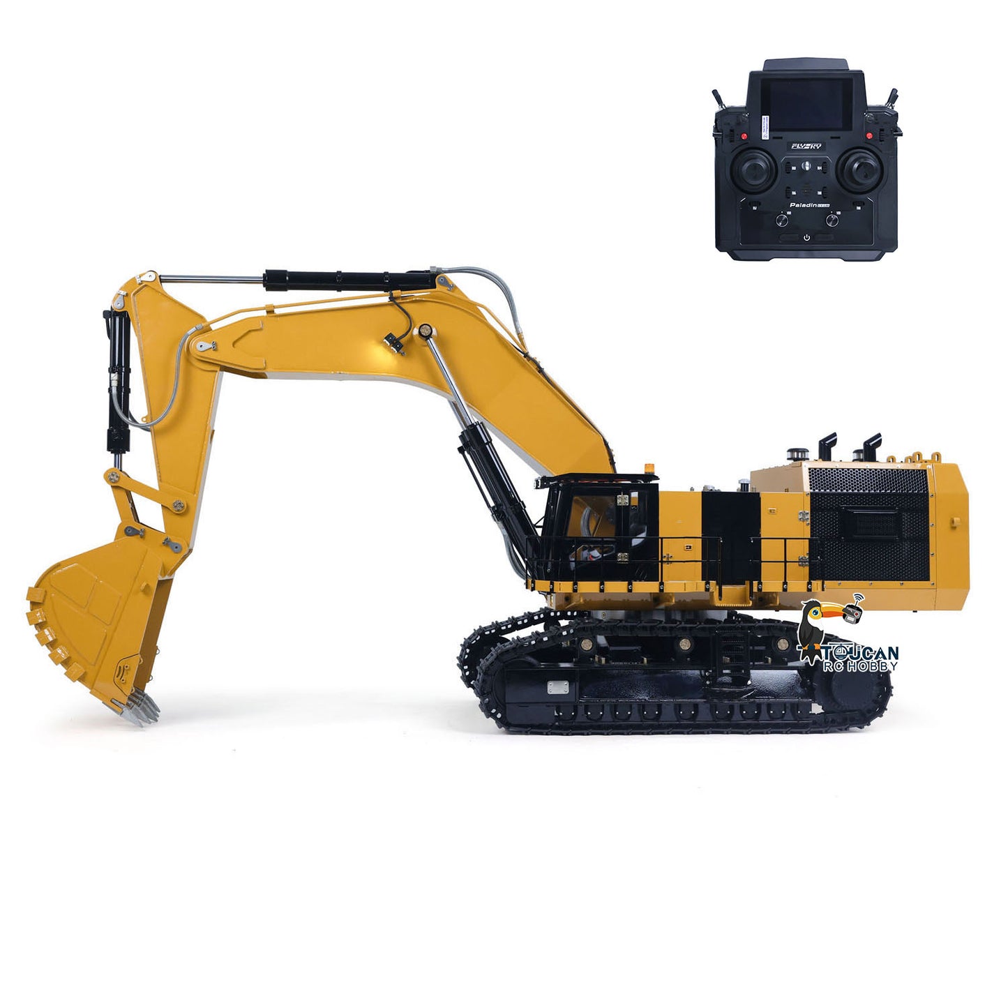 TENGDA 6015B 1/14 Metal RC Hydraulic Excavator Heavy Digger Model for Adult
