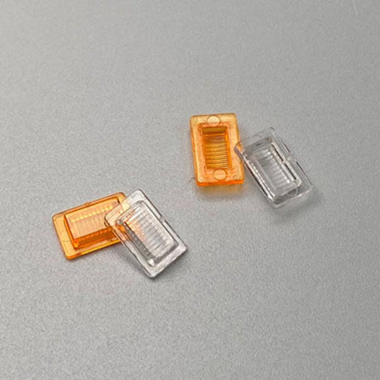 3V LED Plastic Side Skirt Light Warning Lamp for 1/14 DIY TAMIYA Remote Control Tractor Truck R470 R620 Model Car Toys Upgrade