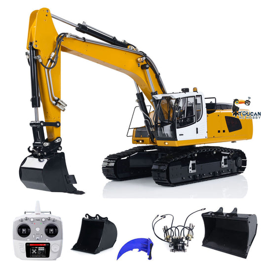 TOUCAN RC HOBBY MTModel 946 Metall 1/14 RC Hydraulikbagger kippbare Schaufel Aufreißer LCD-Display für Erwachsene Outdoor