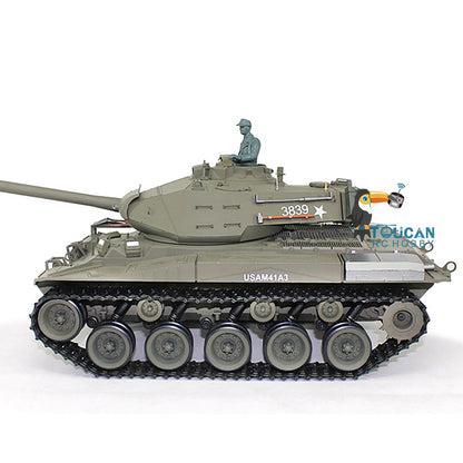 TOUCAN RC HOBBY Henglong 1/16 TK7.0 Plastic USA Walker Bulldog M41A3 RTR RC Tank 3839 with Barrel Recoil Infrared Combat Sound Light BB Unit Smoke