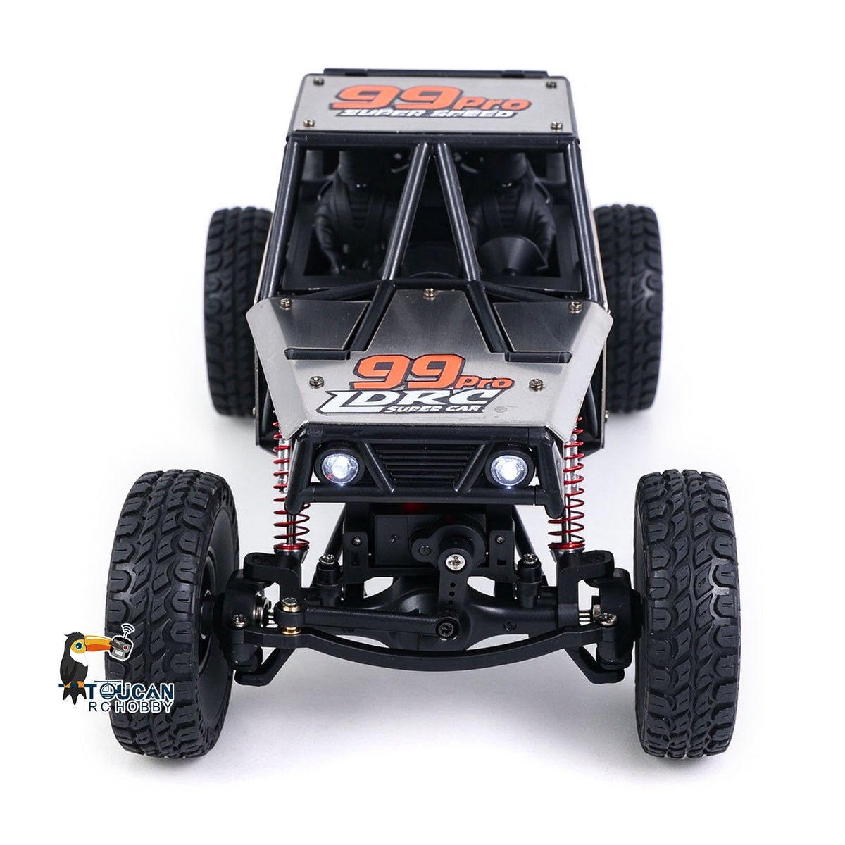 TOUCAN RC HOBBY LDRC LD18499PRO 1/18 Plastic Remote Control Rock Crawler 4x4 All Wheel Drive Climbing Car Vehicles RTR Brushless Motor Light System