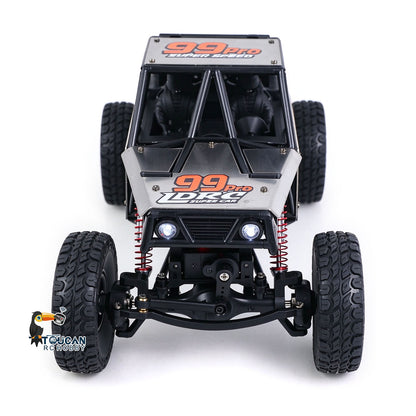 TOUCAN RC HOBBY LDRC LD18499PRO 1/18 Plastic Remote Control Rock Crawler 4x4 All Wheel Drive Climbing Car Vehicles RTR Brushless Motor Light System