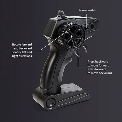 1:24 2.4GHz Radio Control Off Road Vehicle Pickup Truck Q208 RC Electric Four Wheel Drive Pickup RTR LED Lights Transmitter