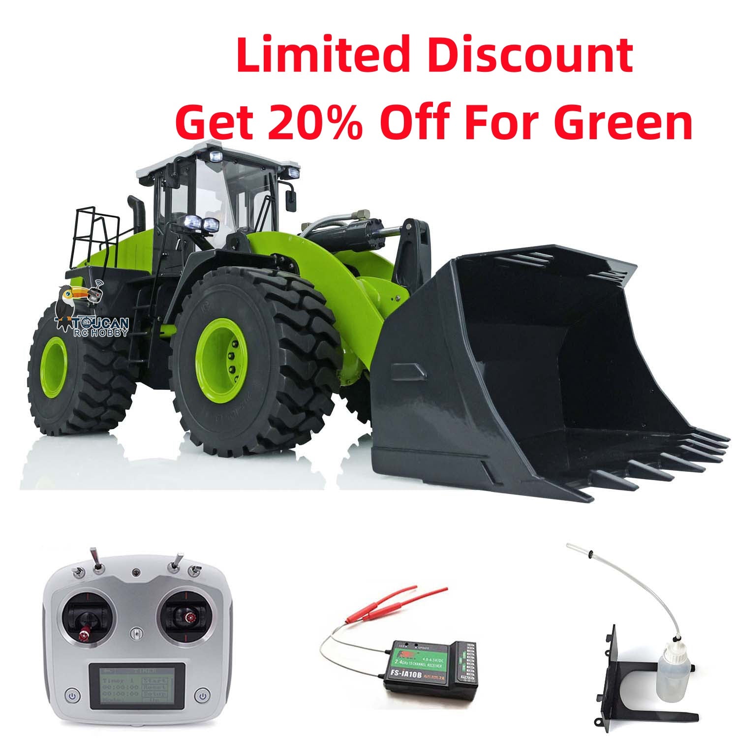 Kabolite 5802 1/14 RC Tractor Truck 770S 6X6 RTR Model Lorry Battery R