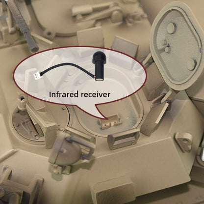 1/16 Tongde Remote Control Tank M2412-A M113A1 MRV Infrared Barrel Recoil Fire Flashing 320 Turret Rotation Metal Drive Gearbox