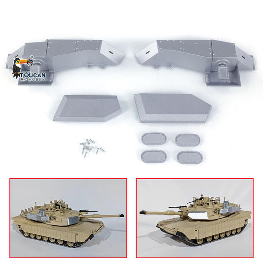 US Stock Metal Decorative Parts for 1/16 Heng Long RC Tank M1A2 Abrams 3918 Radio Controlled Panzers Model