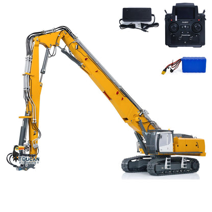 USA Pre-Order by the sea K970-300 CUTModel 1/14 RC Metal Hydraulic Excavator FlySky PL18EV Lite Radio Control Demolition Machine Sound System Battery Charger