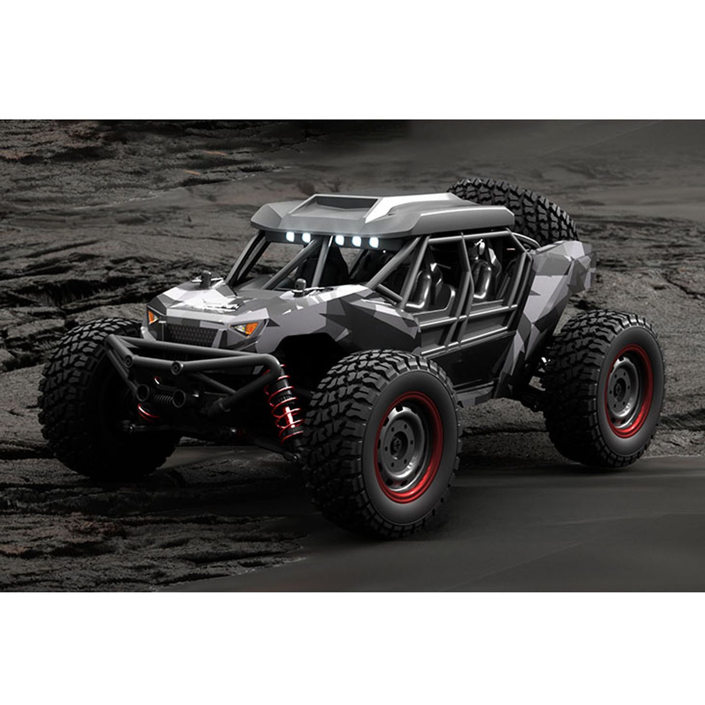 US Stock SCY 16106 1/16 Remote Control Desert Truck AWD RC Off-Road Car Electric Model Vehicle PVC Shell Split Drive Shafts Brushed Motor