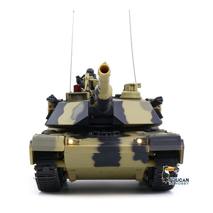 TOUCAN RC HOBBY Heng Long 1/24 RC Tank Abrams M1A2 3816-2 2.4G Remote Control Battle Vehicle Panzer Simulation Model Painted Assembled