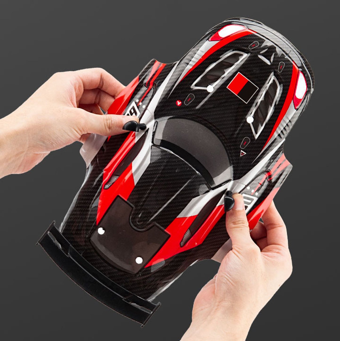 Plastic 1/16 Remote Control Four Wheel Drive Drift Car Q116 360 Drifting RC Racing Vehicle 370 Brushed Motor Lights Battery RTR