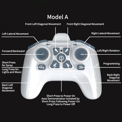 1/18 4*4 Remote Control Racing Drift Car 2.4Ghz RC Stunt Car Model Multi Directional Driving Lights Music Spray RTR Battery