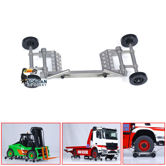 Metal Car Mover for JDModel 1/14 RC Wrecker Electric Cars Truck Remote Controlled Vehicle Hobby Model DIY Spare Parts