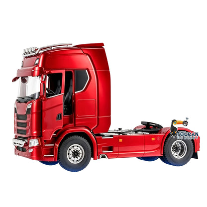 TOUCAN RC HOBBY MODO 770S 1/14 4x4 Metal Remote Control Tractor Truck 2Speed Gearbox Differential Locks RC Lorry Vehicle ST8 Radio Lights Sounds