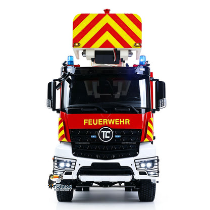 2Speed 1/14 4*4 Metal Chassis Electric Remote Control Lift Ladder Fire Truck RC Model Vehicle Radio No Battery Charger