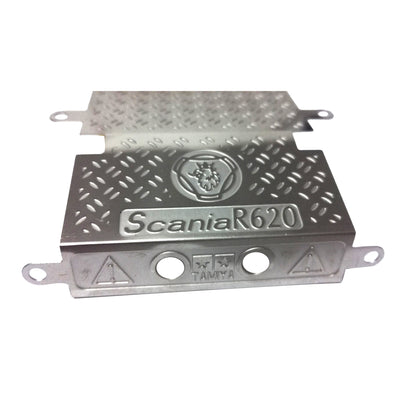 Degree Scale Model Metal Anti-skid Plate Universal For Upgrade Customize 1/14 TAMIlYA RC Tractor R470 56318 R620 56327 Truck Car