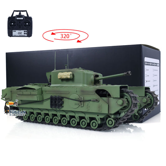 1/16 Tongde RC Battle Tank Churchill Mk.VII Remote Controlled Panzer Electric Infantry Fighting Vehicles Optional Versions