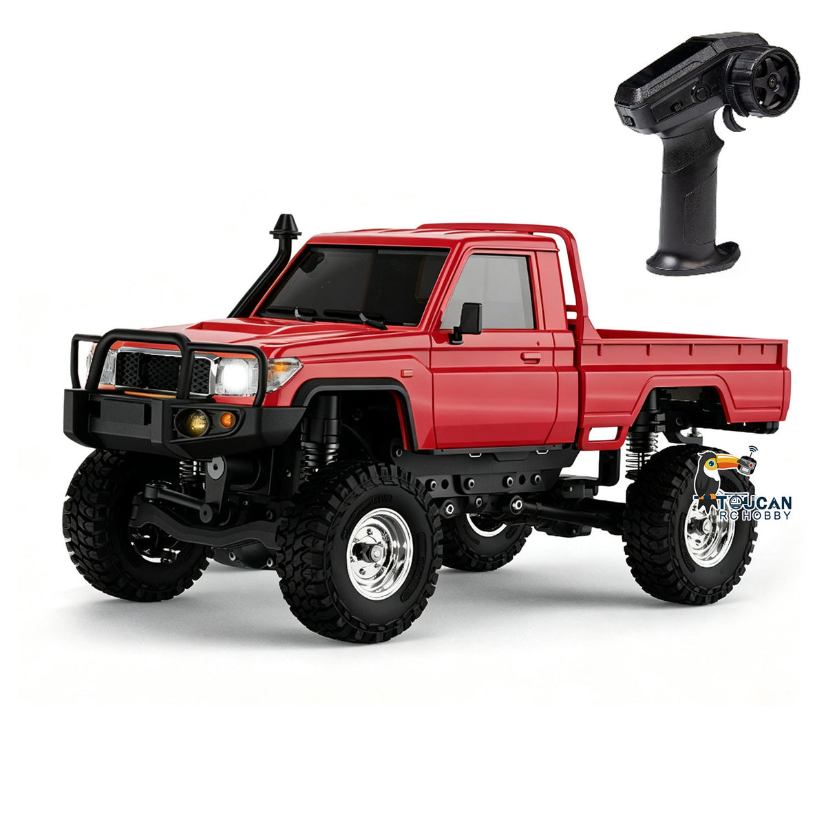 TOUCAN RC HOBBY UDIRC UCX2404PRO 1/24 Remote Control Off Road Vehicle 4X4 2Speed RC Crawler Finished Car Brushless Motor ESC Lights Battery