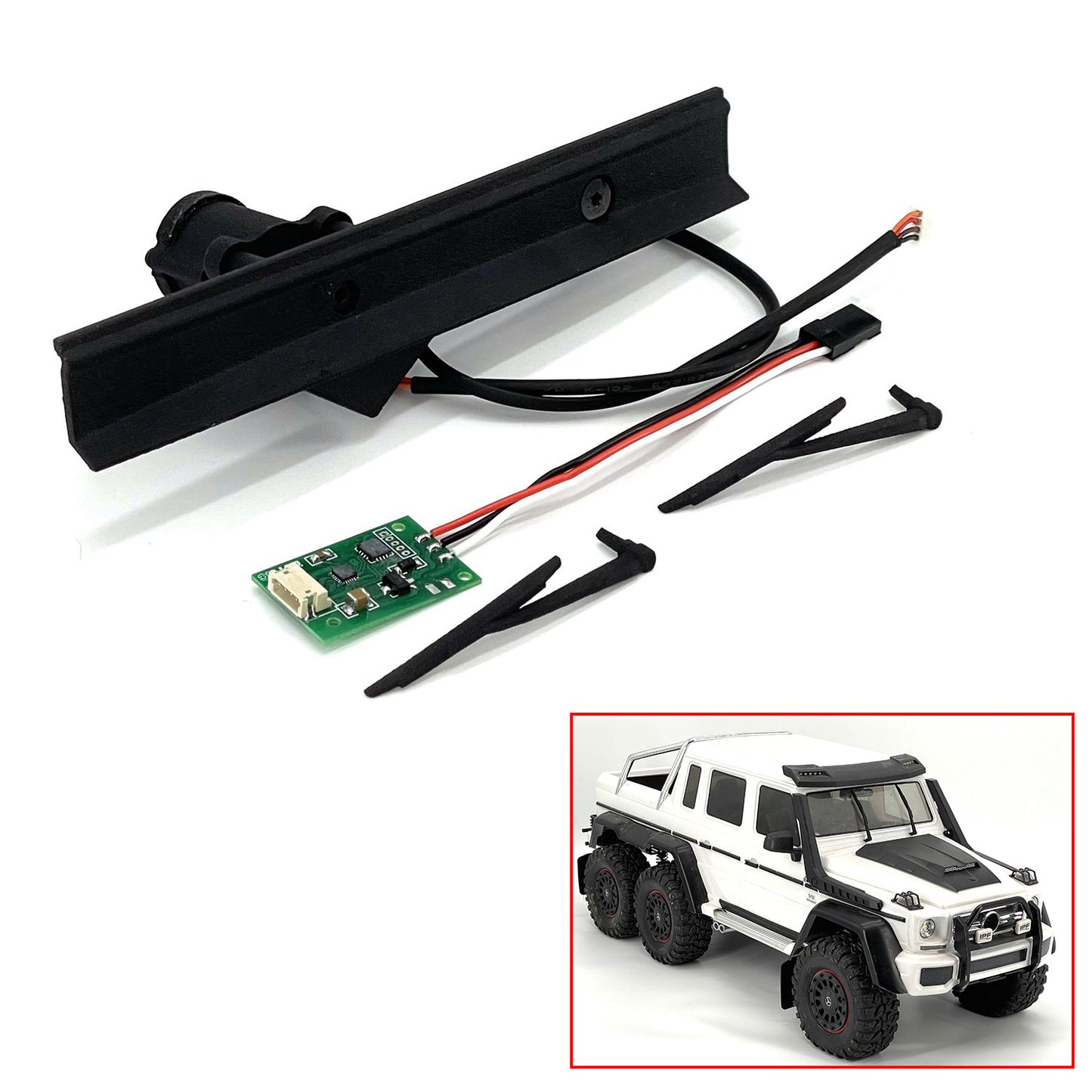 Electric Windscreen Wiper for 1/10 RC Crawler Car Radio Control Off-road Vehicle Hobby Model DIY Accessory Parts
