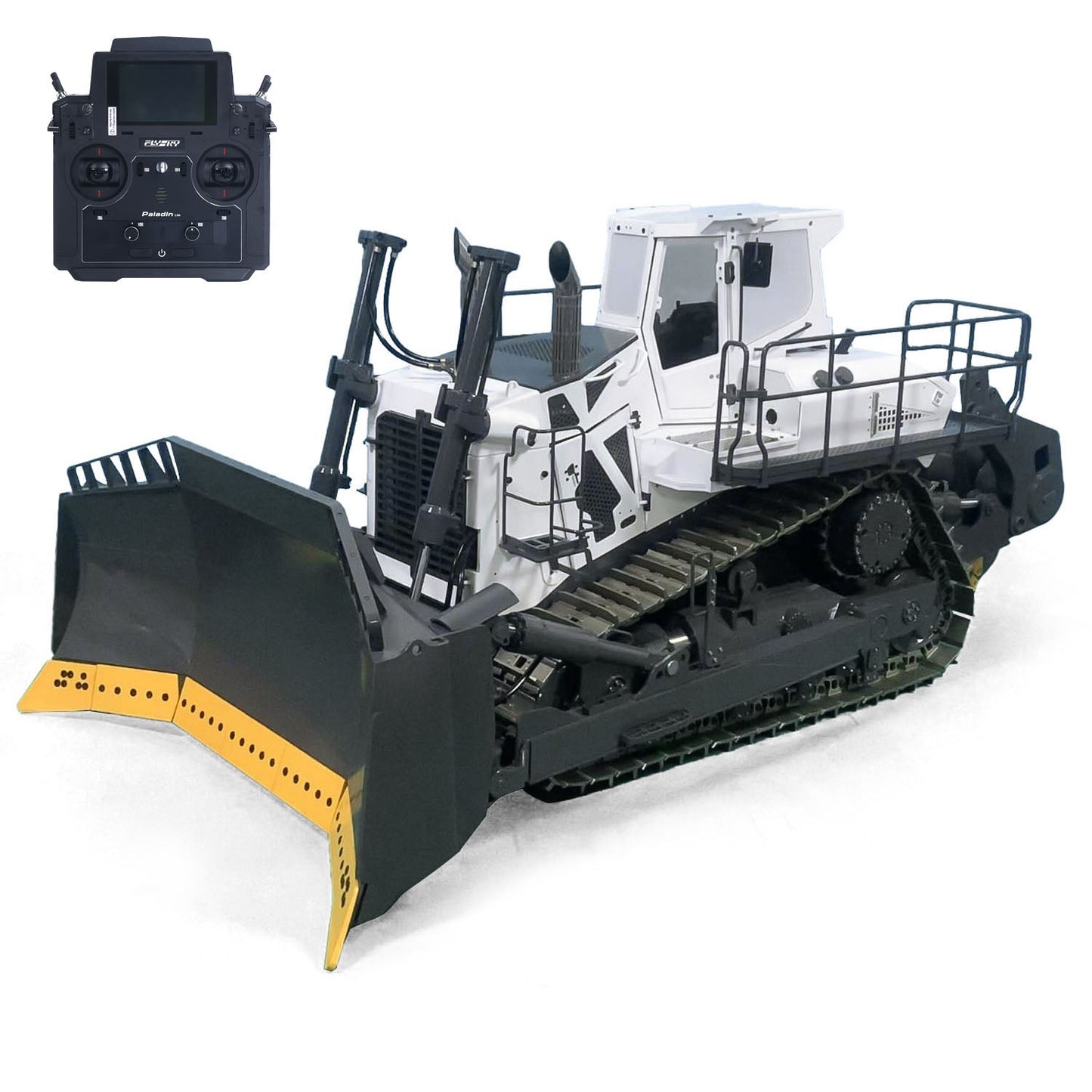 1/14 Remote Control Hydraulic Bulldozer LR776 VAY 776 Metal RC Dozer 5CH Valve Construction Vehicle Model Radio Light Sound