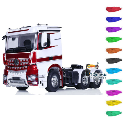 Toucan Hobby 1/14 6x4 RC Tractor Truck 3363 Remote Control Car Painted Assembled Model Lights Optional Versions