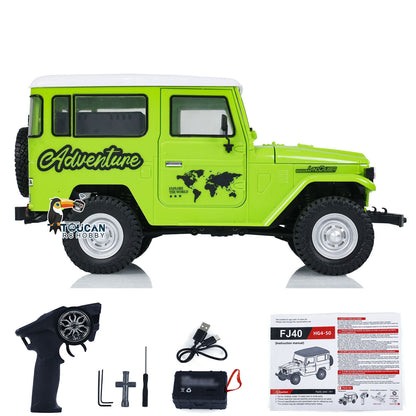 In Stock 1/16 Scale HG 4x4 RC Off-road Vehicle FJ40 Electric Remote Control Crawler Car Painted Assembled Simulation Hobby