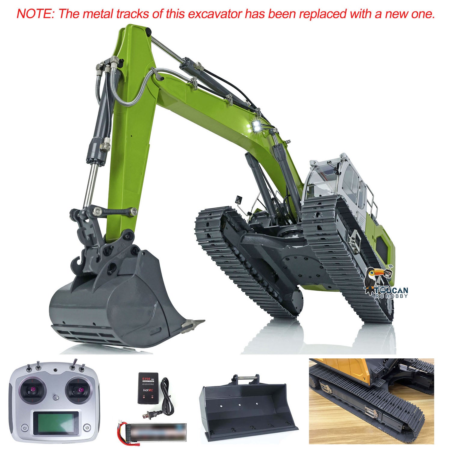 1/14 Hydraulic RC Excavator L945 Metal RTR Construction Vehicles