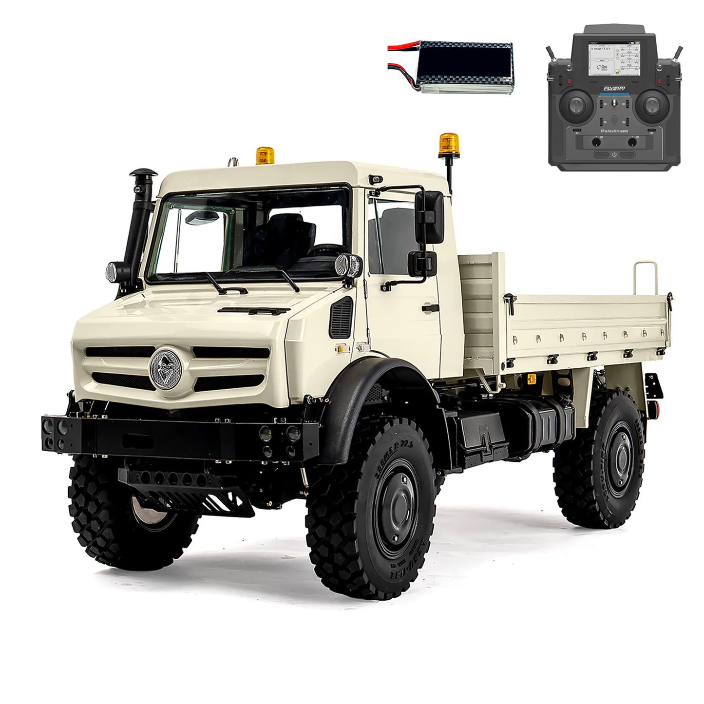 LESU U4023 1/14 Metal RC Off-Road All-Terrain Light Truck with Flysky PL18EV LITE Radio System 3 Speed Transmission Light Sound for Outdoor