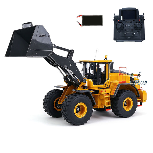 In Stock LESU 1/14 RC Hydraulic Wheel Loader L220H A0013 - 90% Metal PNP/RTR 2-Speed Transmission