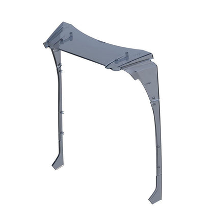 ABS Narrow Rear Spoiler Wing for DIY 1/14 Remote Control Tractor Truck 770S 56368 56373 RC Lorry Vehicle Model Car