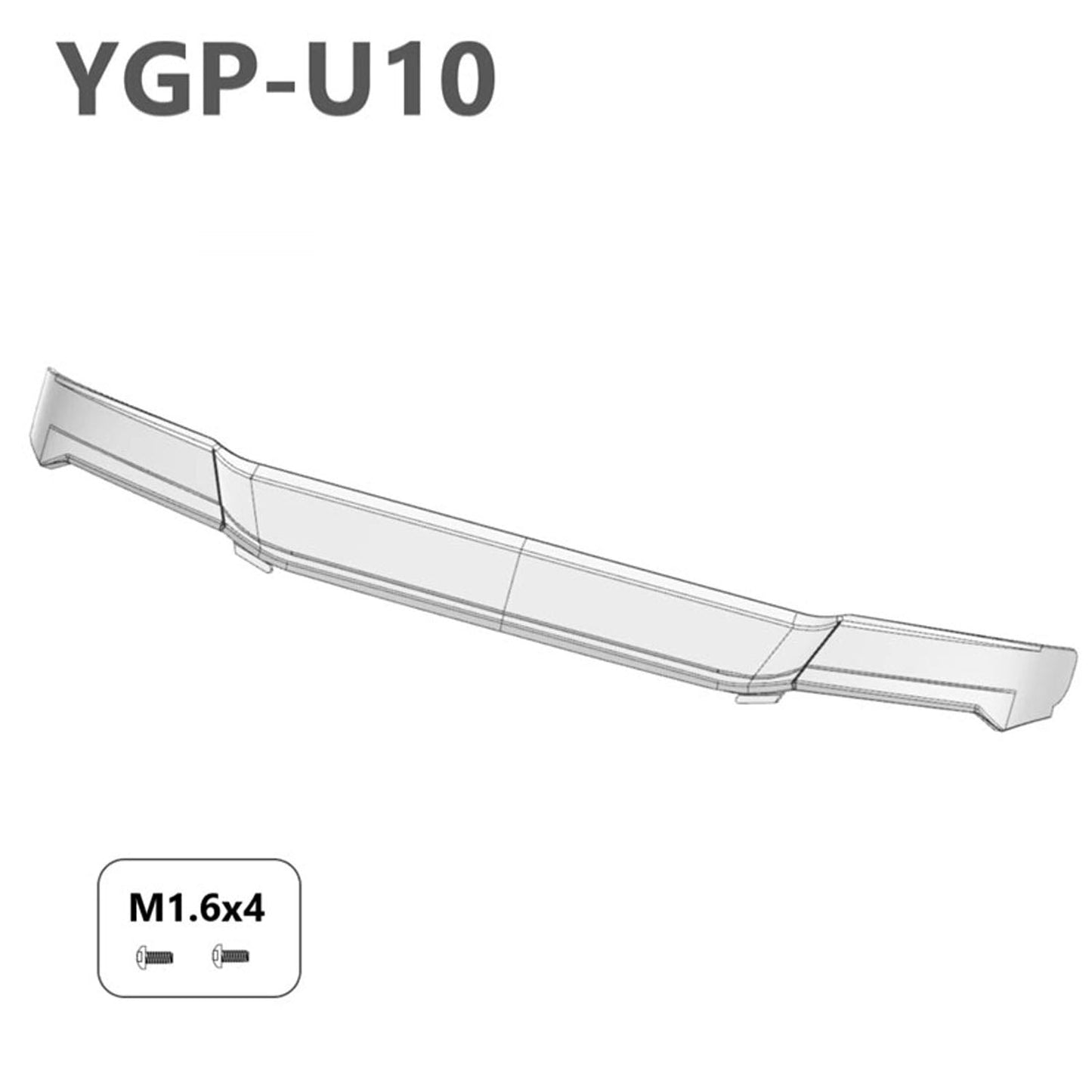 Plastic Windshield Bezel for 1/14 DIY Tamiya SC 770S Radio Control Tractor Truck 56368 56371 RC Lorry Car Model Upgrade Part