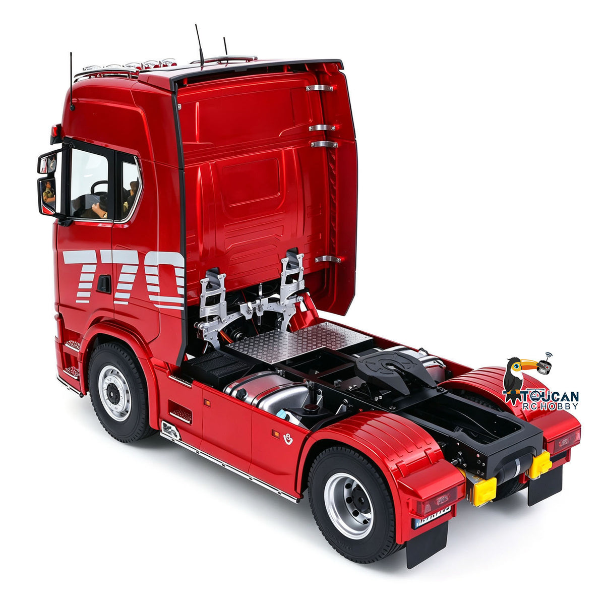 TOUCAN RC HOBBY KABOLITE 1/14 Remote Control Tractor Truck 770S 100 4X2 RC Lorry Car 2Speed Transmission Differential Locks RTR Sound