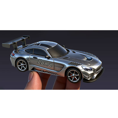 LDRC LD4301 1/43 Radio Control Drifting Car 4X4 RC Racing Vehicle Model Metal Body Shell 2Speed LED Lights No Sound System