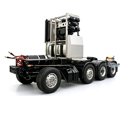 TOUCAN RC HOBBY LESU 8x8 Aluminum Alloy RC Truck Chassis Heavy-Duty Vehicle Frame 2-Speed Transmission 540 Brushed Motor for 1/14 RC TAMIYA 3363 (56348) 1851 Highline Tractor