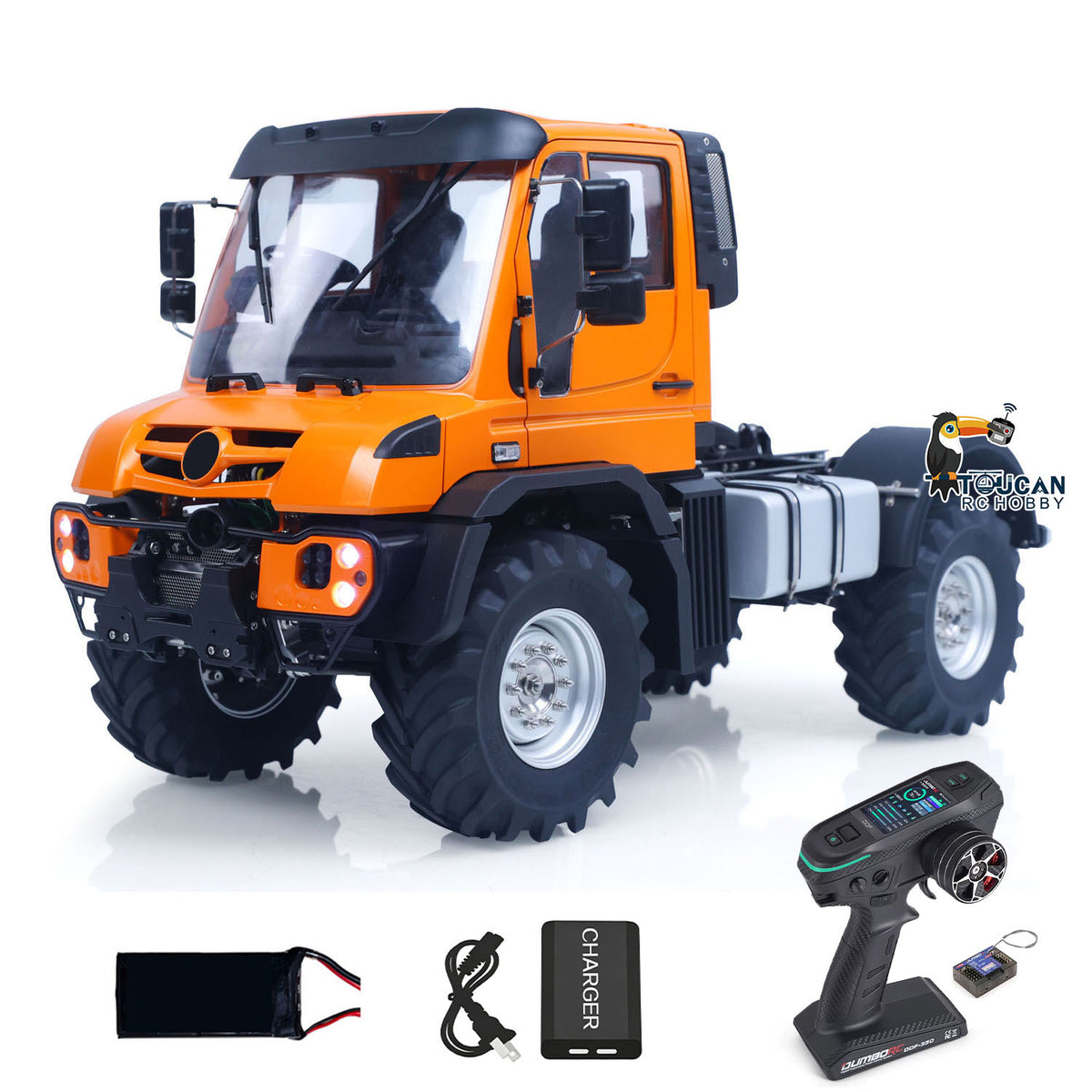 TOUCAN RC HOBBY LikeRC U535 Lite 4X4 1/14 ferngesteuertes Rock Crawler RC-Geländewagen mit Metallantriebswellen, 2-Gang-Getriebe, bürstenlosem Motor und Regler
