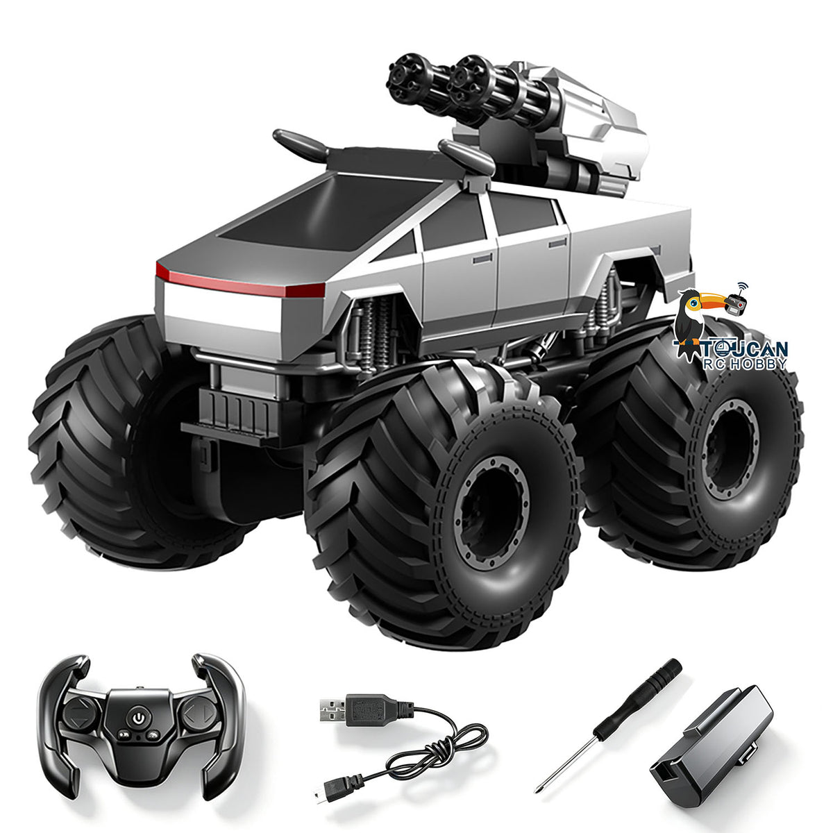 TOUCAN RC HOBBY JJRC Q213 1/20 4WD Plastic Remote Controlled Off Road Stunt Car Amphibious Vehicle RC Waterproof Stunt Car Finished Model