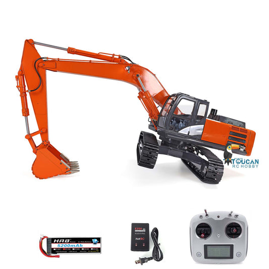 BEST SELLING 360 DIM-H3 1/12 Scale Hydraulic RC Excavator Light System Motor Servo ESC Main Boom Metal Bucket Assembled