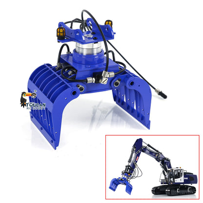 RC Metal Hydraulic Grab Bucket Universal Attachments for DIY Upgrade 1/14 946 946-3 Tracked Wheeled Radio Controlled Excavator