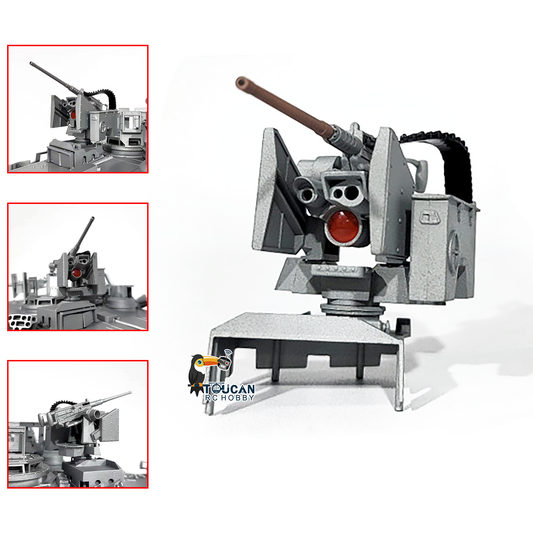 US Stock Metal Weapon Station Painted for 1/16 Abrams M1A2 RC Tank Remote Control Tracked Military Cars DIY Model